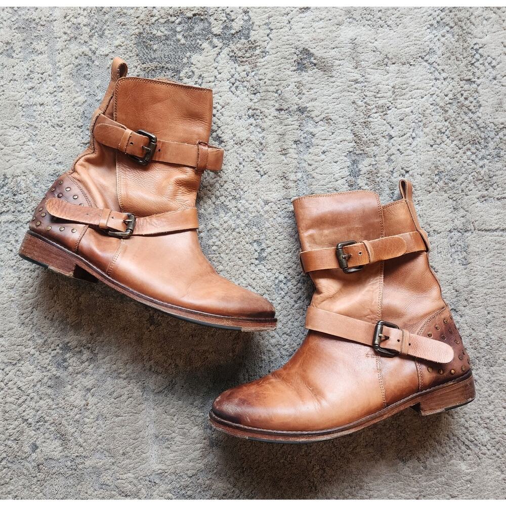 Vintage Foundry Co Women’s Size 10 Boots Leather Brown VFL 184 Short Ankle